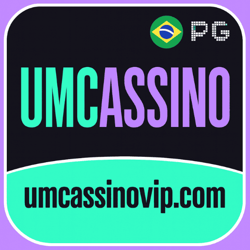 Imagem promocional da UMCASSINO mostrando a plataforma e suas vantagens